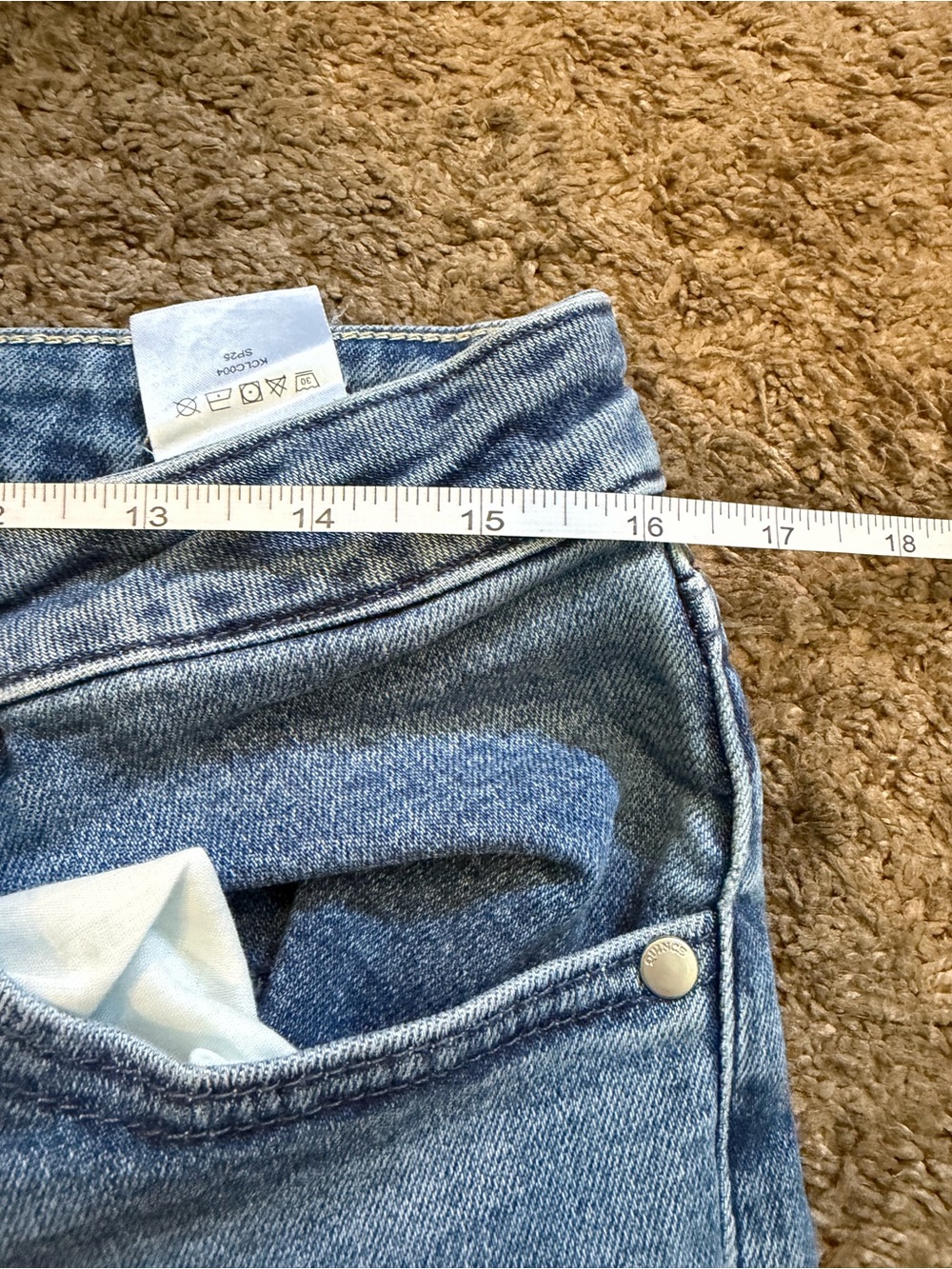 Quince Light Blue Cropped Straight Jeans - Picture 8 of 10
